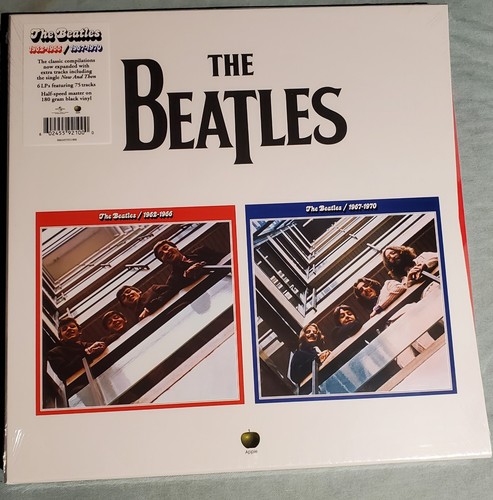 The beatles red blue - red,