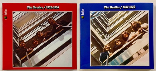 The beatles red blue albums - red, &