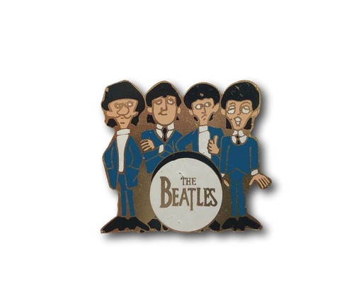 Beatles blue suits spilla face - blue,