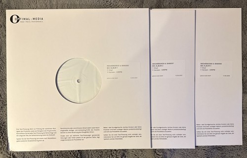 New rare test pressings - pressings,