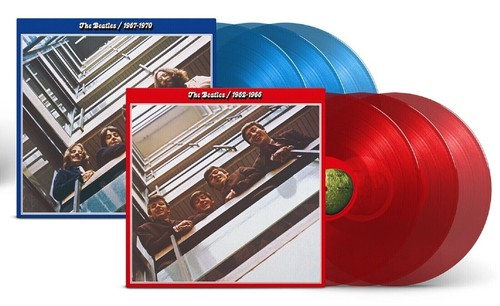 The beatles blue red triple - blue,