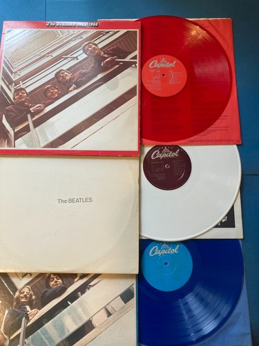 Beatles red white - and, blue