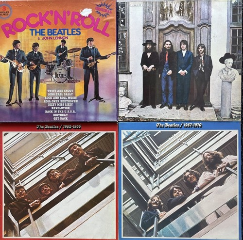The beatles vinyl - 8x,